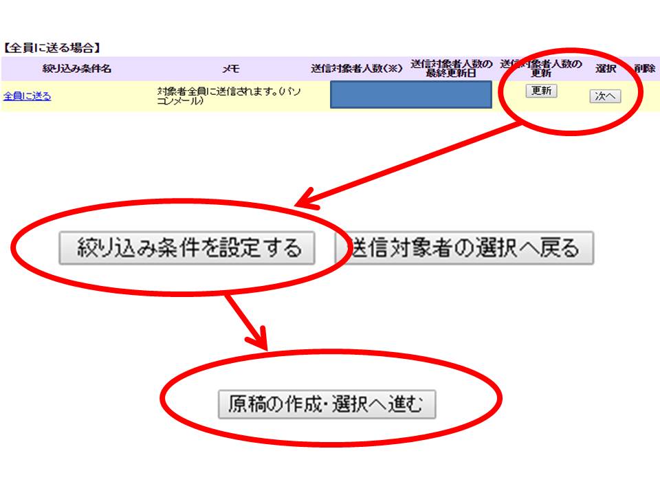 楽天Ｒメール送信方法