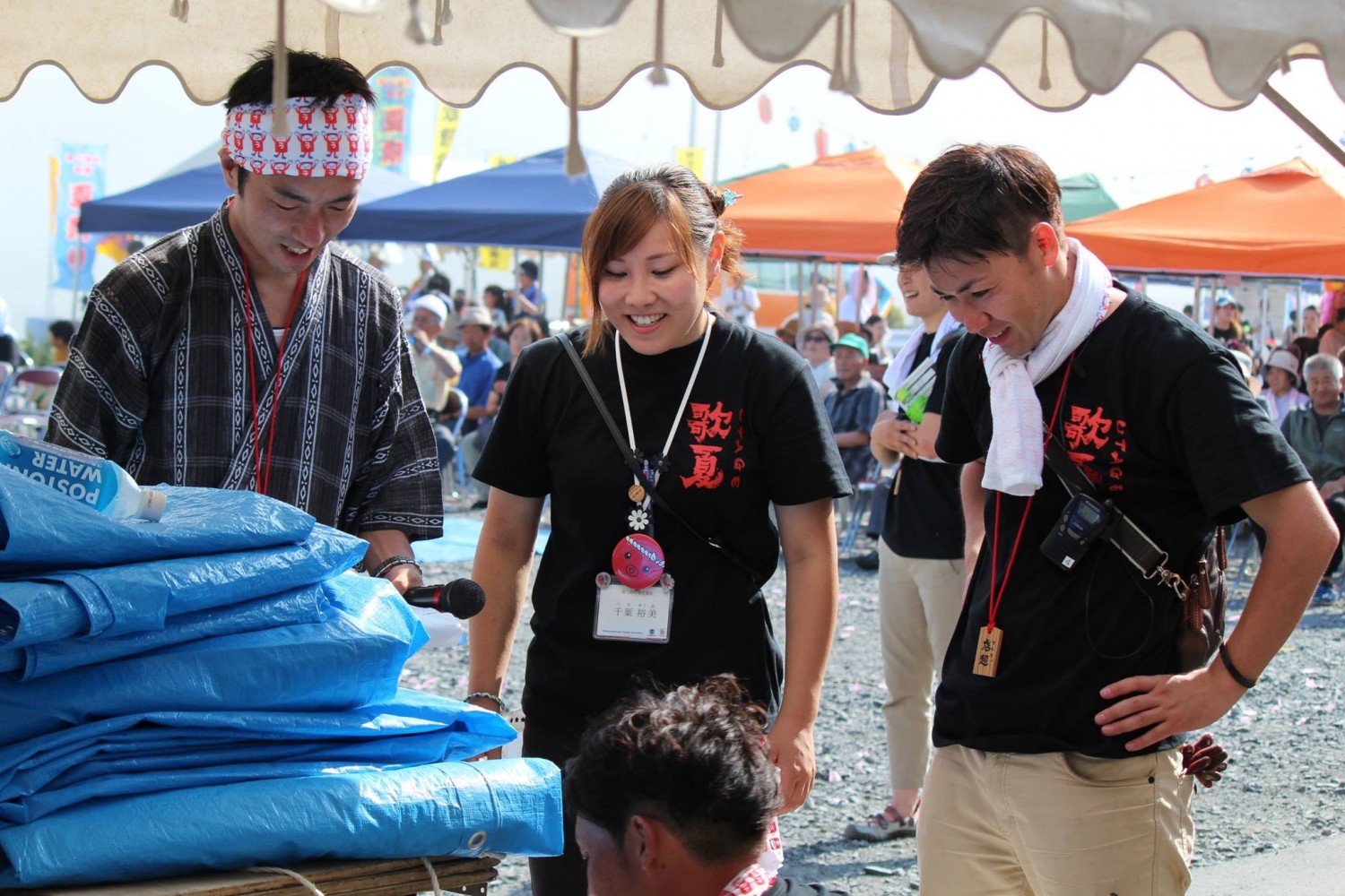 歌津夏祭り＿２０１６司会＿準備